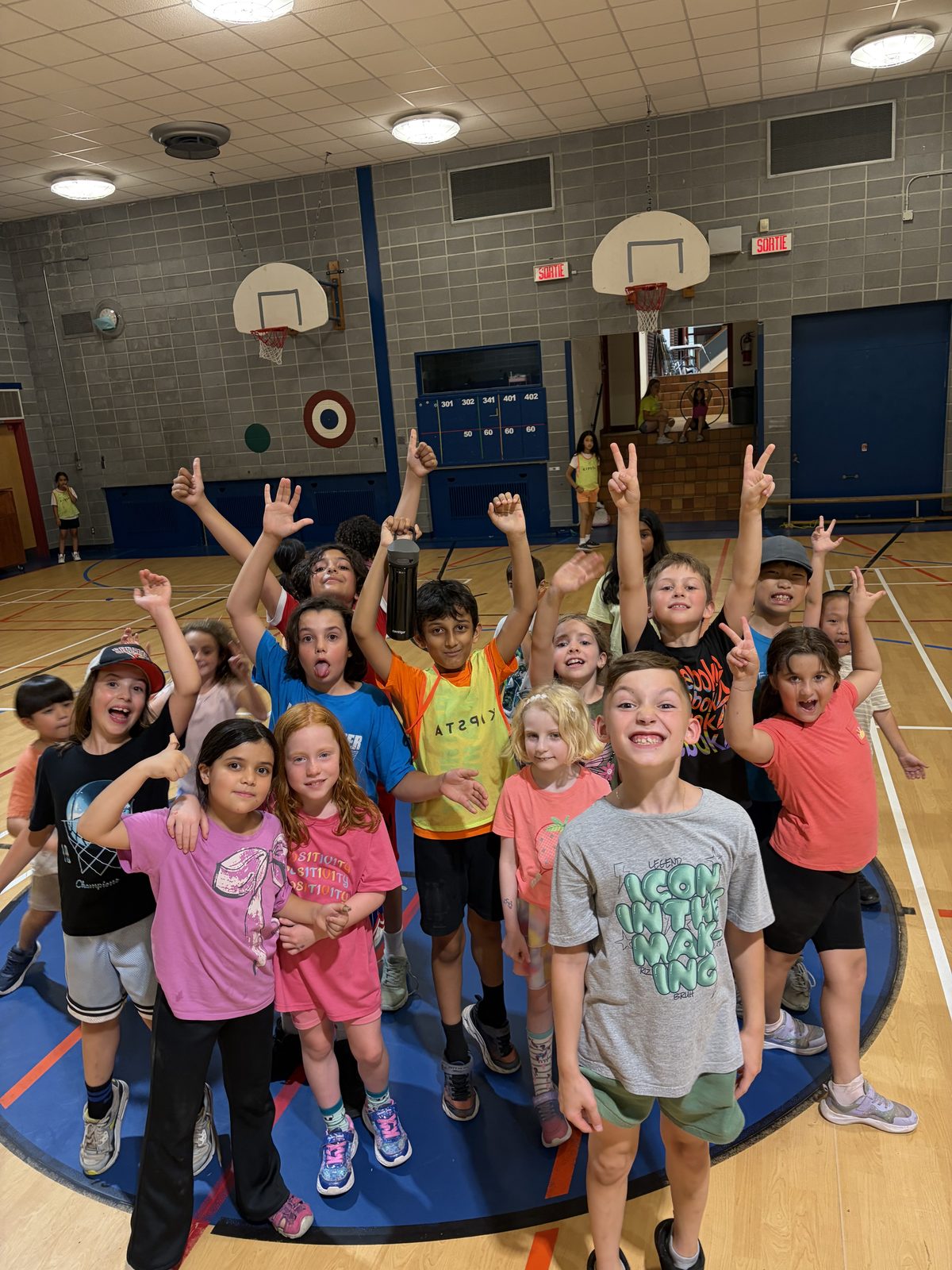 A group of Laurus children celebrating together